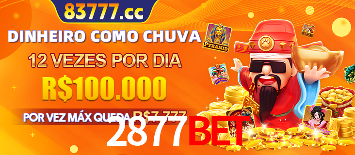 Banner do programa de recompensas Recomende para amigos do 2877BET, detalhando os bônus por convidar amigos, com prêmios que chegam a R$288.888.